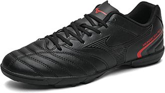 Generic Low-top Indoor Outdoor Training Football Boots for Men - Lightweight Comfortable Soccer Shoes for Men Women (Black,9.5)