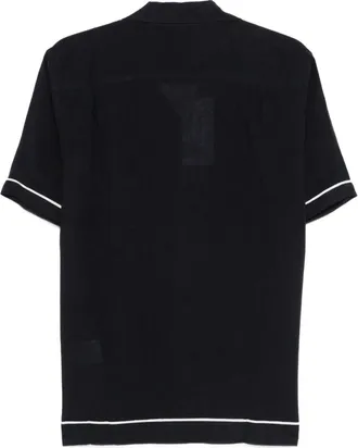 Orlebar Brown Mens Short-Sleeve Piped Shirt Ss26 M