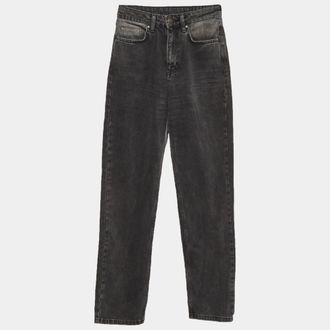 Rotate Black Denim High Rise Jeans S/waist