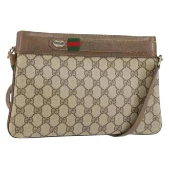Gucci Pre-owned Cross Body Bags, female, Beige, Size: ONE SIZE Pre-owned Vintage Cross Body Bag