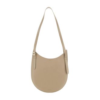 Coperni Tassen, Dames, Beige, ONE Size, Leer, Hobo Belt Bag