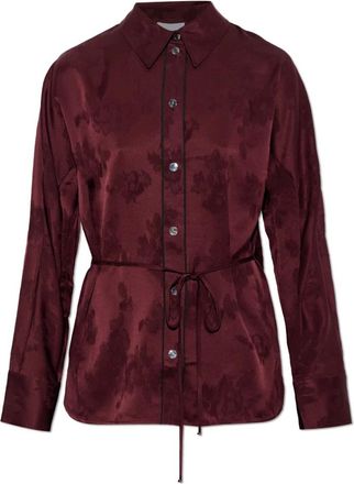 Ganni Mujer, Blusas y Camisas, Rojo, Talla: M