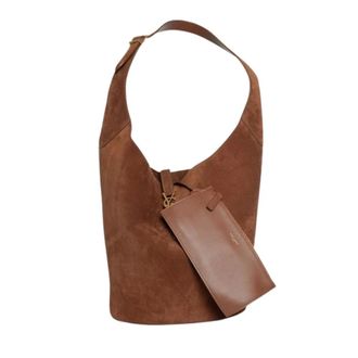 Saint Laurent Tassen, Dames, Bruin, ONE Size, Su&egrave;de, Le 5 A 7 Hobo