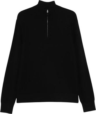 Ermenegildo Zegna Knit Zip Jersey - Heren - Vesten met rits - Zwart - M - Kasjmier - Hoodies & sweatvesten
