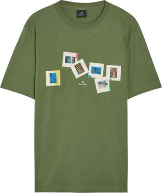 Paul Smith Camiseta de algod&oacute;n con chanclas de Ps By Paul Smith
