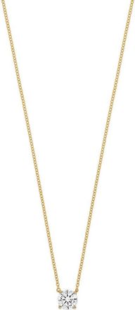 Bony Levy Audrey 14K Gold Diamond Solitaire Pendant Necklace - 0.37 ctw in 14K Yellow Gold at Nordstrom Rack, Size 18