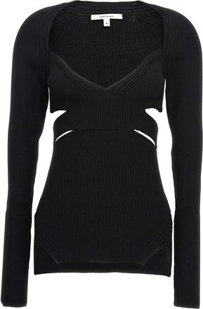 Nensi Dojaka Womens Cut-Out Sweater