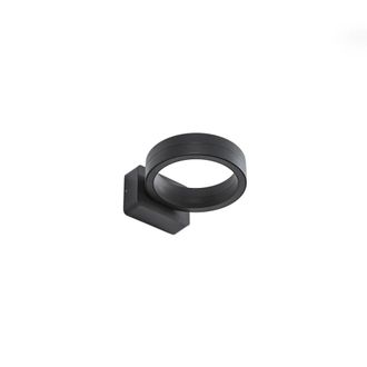 Lindby L&aacute;mpara de pared led exterior de aluminio negro