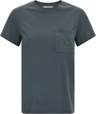 Max Mara Dames, Tops, Grijs, Maat: M Katoen