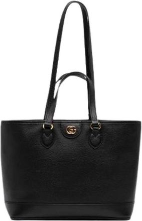Gucci Pre-owned Satchel - Dames - Vintage Shopper - Zwart - ONE Size - Leer - Vintage