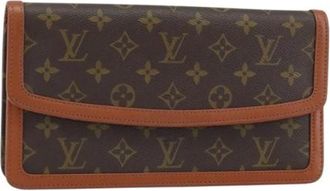Louis Vuitton Pre-owned Clutches, female, Brown, Size: ONE SIZE Pre-owned Canvas Clutch