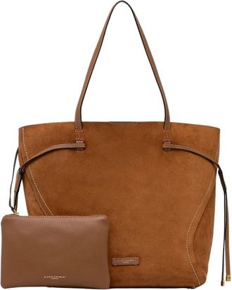 Gianni Chiarini Dames, Tassen, Bruin, Maat: ONE Size Leer