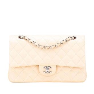 Chanel Pre-owned Double Flap Shoulder Bag - Dames - Pre-owned - Beige - Maat: ONE Size Leer