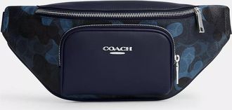 Coach Racer Small Belt Bag In Signature Camo Print