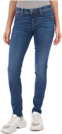 Emporio Armani Stretch Skinny Jeans - Dames - Skinny Jeans - Blauw - W27 - Katoen - Jeans