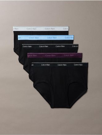 Calvin Klein Mens Cotton Classics 5-Pack Brief - Multi - XL