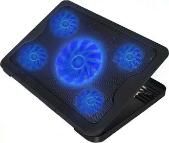 Trade Shop Trade Shop - Base De Apoyo Para Notebook Pc Portatile 5 Ventole Usb Sy-c5