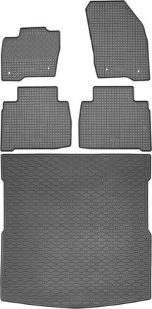 OEM Juego De Alfombrillas De Goma Para Coche Y Alfombrilla Para Maletero Para Ford S-max Ii Minivan (desde Septiembre De 2015)