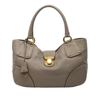 Prada Pre-owned Handbags, female, Gray, Size: ONE SIZE Pre-owned Vintage Shoulder Bag