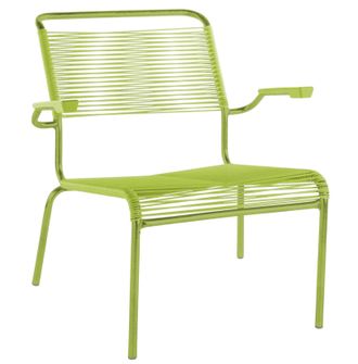 Schubiger M&ouml;bel Spaghetti-Lounger S&auml;ntis mit Armlehnen