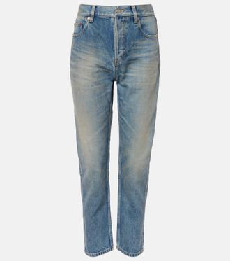 Saint Laurent 90s cropped slim jeans