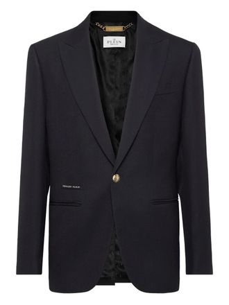 Philipp Plein Miami Vice blazer - men - Acetate/Polyester/Viscose/Wool - 50 - Blue