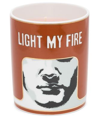 Ginori 1735 Light My Fire Orange Renaissance scented candle (284g) - unisex - Wax/Porcelain - One Size - Neutrals