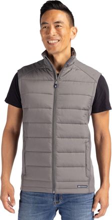 Cutter & Buck Evoke Hybrid Softshell Recycled Mens Full Zip Vest