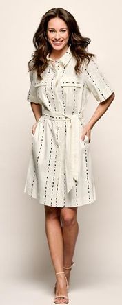 Mart Visser Lexie Print Tuniek Offwhite / Zwart