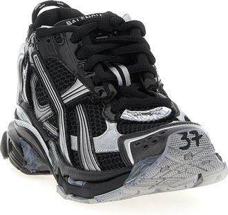 Balenciaga Womens Black Polyethylene Athletic Sneakers