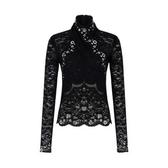 Paco Rabanne Top - Dames - Blouses & Shirts - Zwart - Maat: 2XS