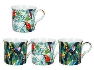 OEM Juego De 4 Tazas - Tropics (fbch)