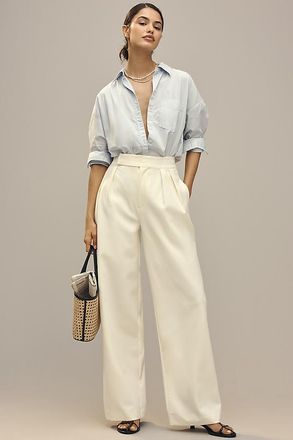 endless rose Pleated High-Rise Trousers Pants