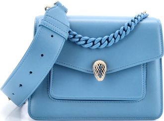 Bulgari Serpenti Forever Maxi Chain Crossbody Bag Leather Small