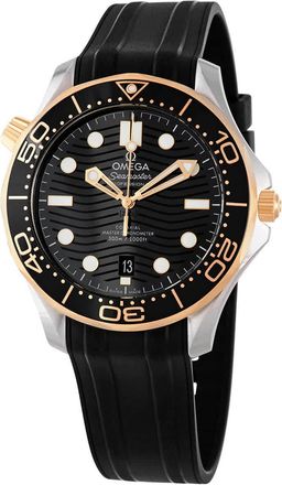 Omega Seamaster Automatic Chronometer Black Dial Mens Watch 210.22.42.20.01.001