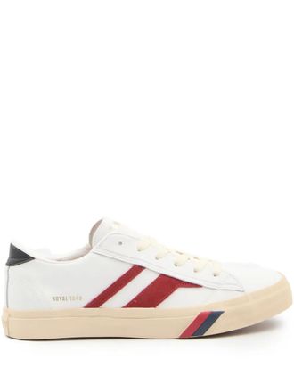 Keds Racer 77 red suede sneakers - White