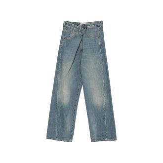 Darkpark Asymmetric-waist Jeans