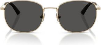 Jimmy Choo London 52mm Phantos Sunglasses in Pale Gold /Dark Grey at Nordstrom