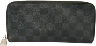 Louis Vuitton Pre-owned Wallets, female, Blue, Size: ONE SIZE Pre-owned Zippy Wallet Vertical Damier Cobalt Long Wallet