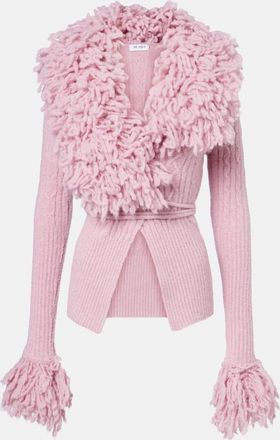 The Attico Cardigan in maglia a coste