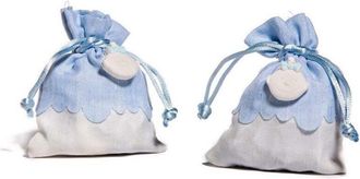 Trade Shop Trade Shop - Sacchetti Porta Confetti Bomboniera Con Gessetto In Vari Colori Per Cerimonia - Celestial