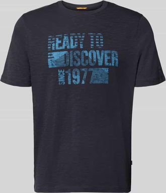 Camel Active Regular Fit T-Shirt aus reiner Baumwolle in Marine, Gr&ouml;&szlig;e 3XL