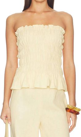 Faithfull The Brand Tiera Top In Daffodil