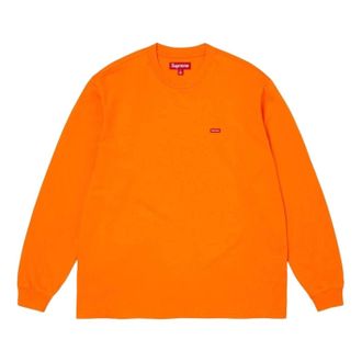 SUPREME SS26 Small Box L/S T-Shirt Orange SUP-SS26-017-ORG