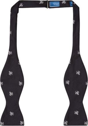 Robert Talbott Bond Self-Tie Dragon Bow Tie in Navy at Nordstrom