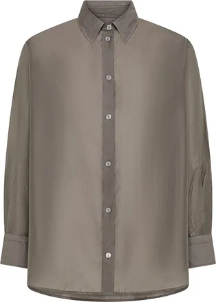 Cruna Loose-Fitting Three-Quarter Sleeve Cuffed Shirt