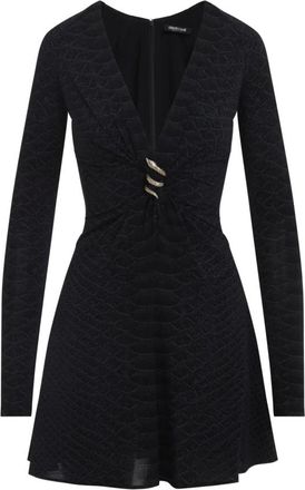 Roberto Cavalli Mini abito Serpentine - - Dresses - Donna - Nero - M