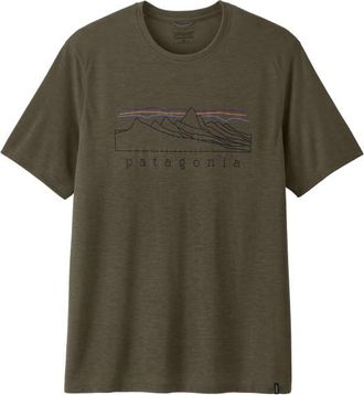 Patagonia Cap Cool Trail Shirt Stratapeaks Funktionsshirt f&uuml;r Herren | braun