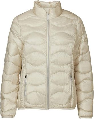 Danwear Jassen, Dames, Beige, L, Gewatteerde Overgangsjas Vera Sand