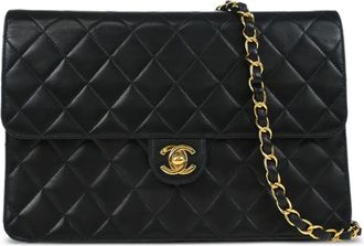 Chanel Borsa a spalla Classic Flap 2002 - Nero